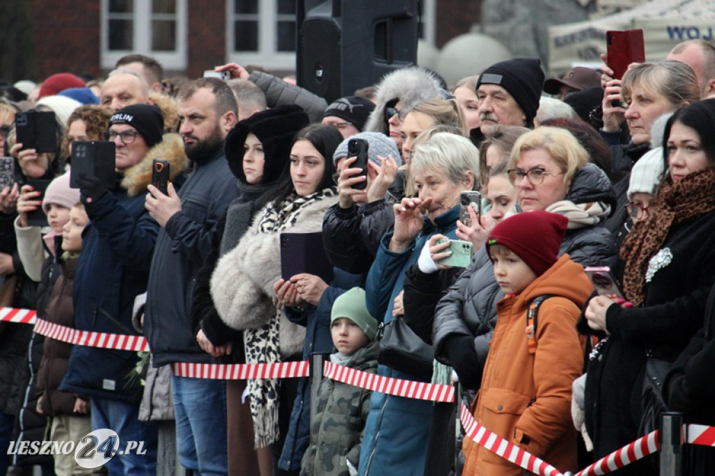 Przysięga żołnierzy dobrowolnej służby w Lesznie