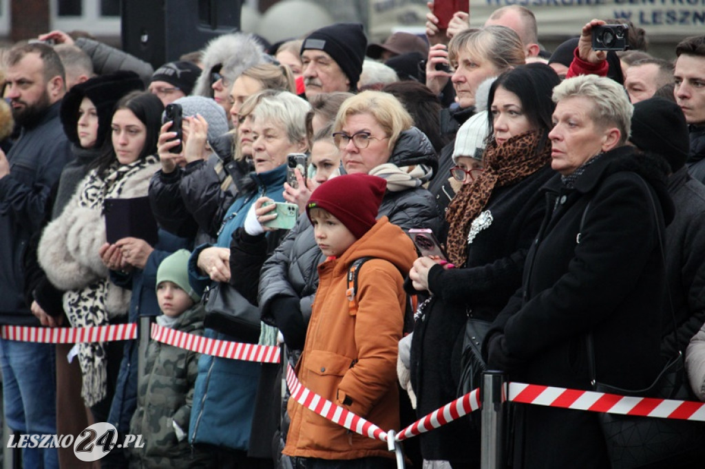 Przysięga żołnierzy dobrowolnej służby w Lesznie