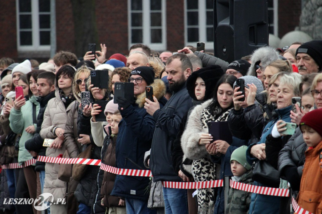Przysięga żołnierzy dobrowolnej służby w Lesznie