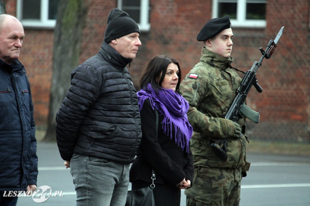 Przysięga żołnierzy dobrowolnej służby w Lesznie