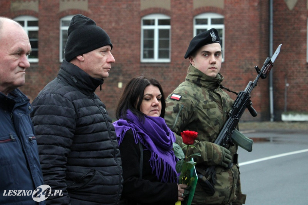 Przysięga żołnierzy dobrowolnej służby w Lesznie