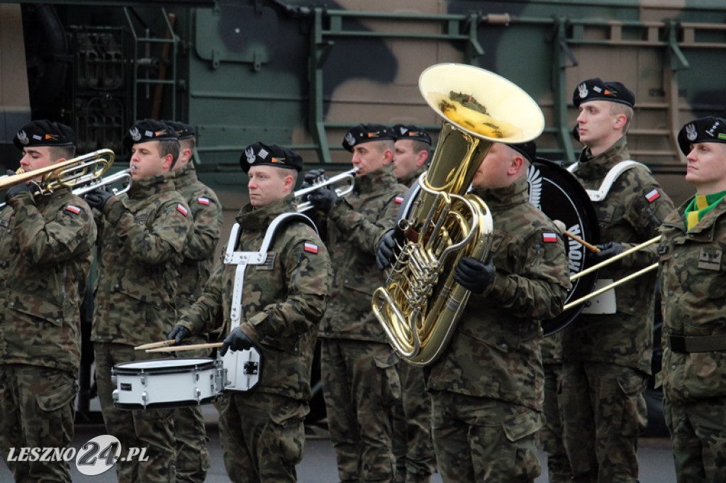 Przysięga żołnierzy dobrowolnej służby w Lesznie