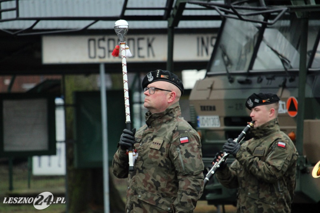 Przysięga żołnierzy dobrowolnej służby w Lesznie
