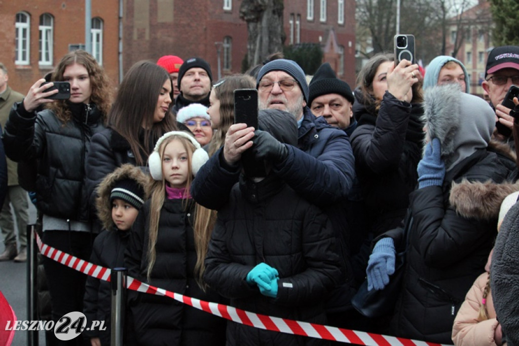 Przysięga żołnierzy dobrowolnej służby w Lesznie
