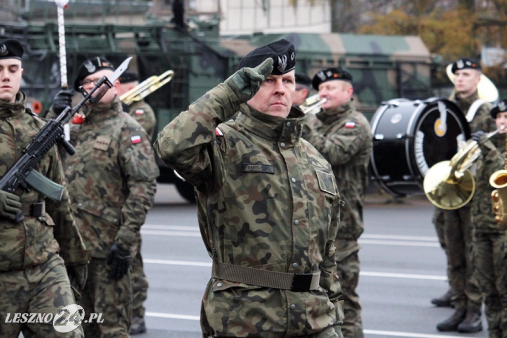 Przysięga żołnierzy dobrowolnej służby w Lesznie