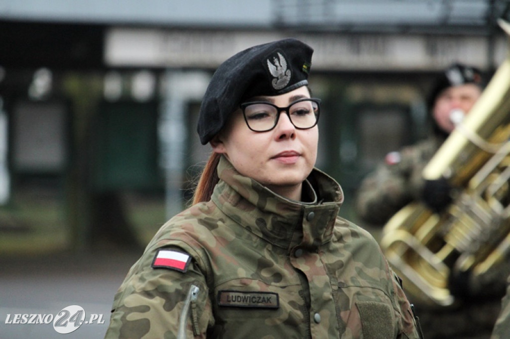 Przysięga żołnierzy dobrowolnej służby w Lesznie