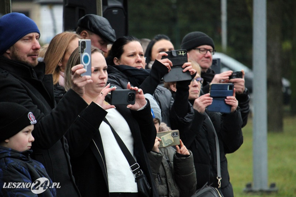 Przysięga żołnierzy dobrowolnej służby w Lesznie