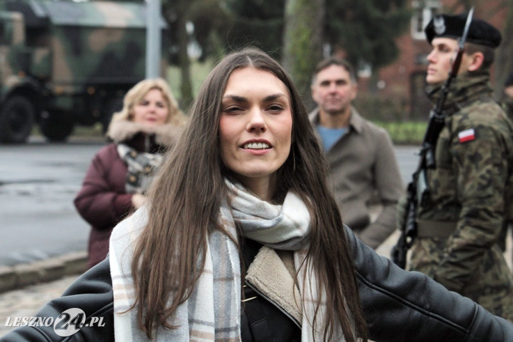 Przysięga żołnierzy dobrowolnej służby w Lesznie