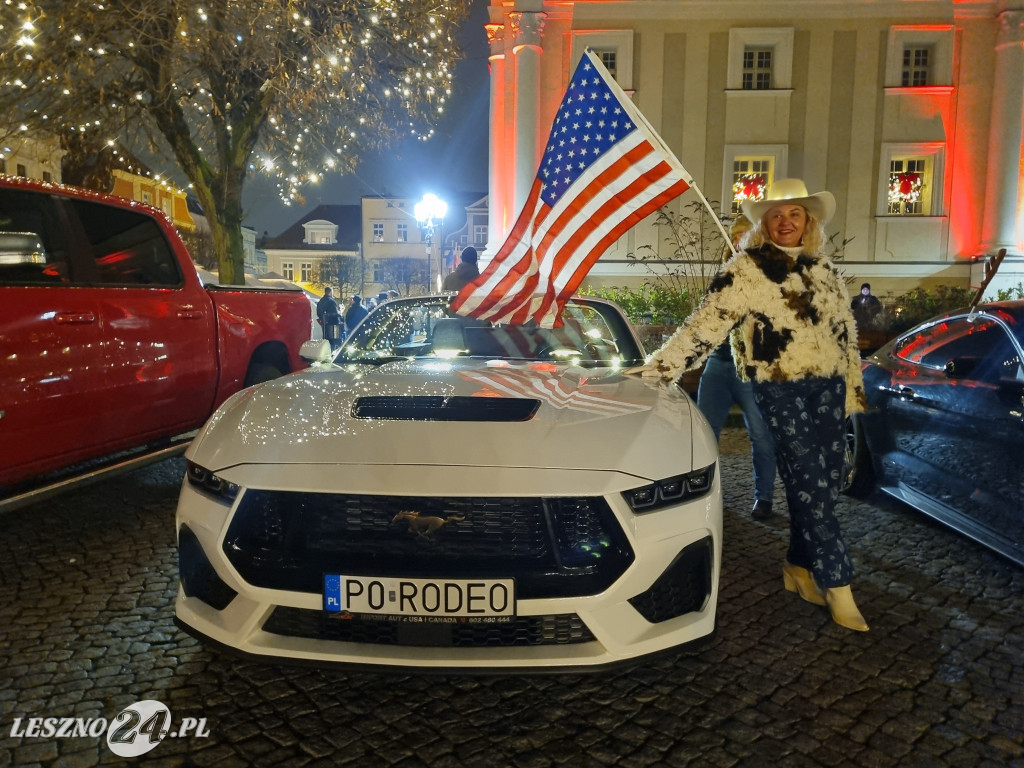 Zlot amerykańskich samochodów w Lesznie