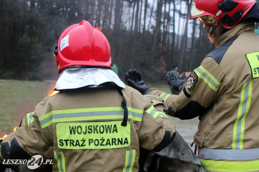 Żołnierze szkolili cywilów na strzelnicy w Wyciążkowie