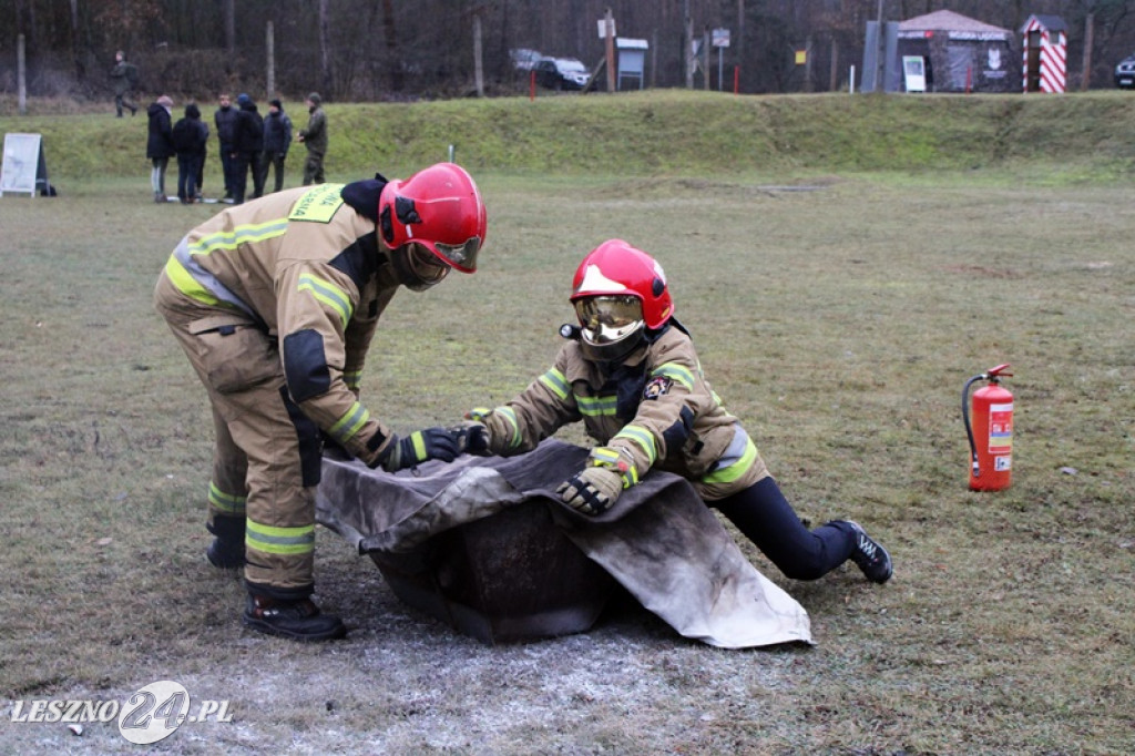 Żołnierze szkolili cywilów na strzelnicy w Wyciążkowie