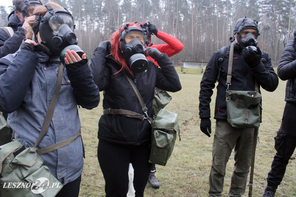Żołnierze szkolili cywilów na strzelnicy w Wyciążkowie