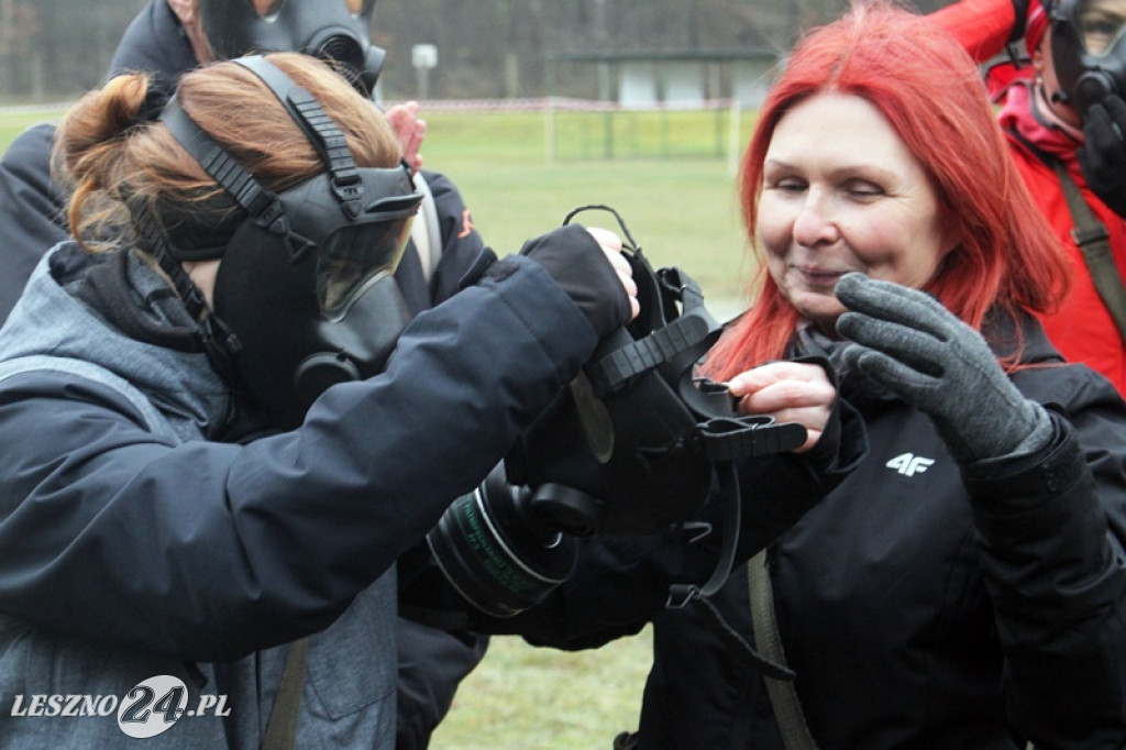 Żołnierze szkolili cywilów na strzelnicy w Wyciążkowie