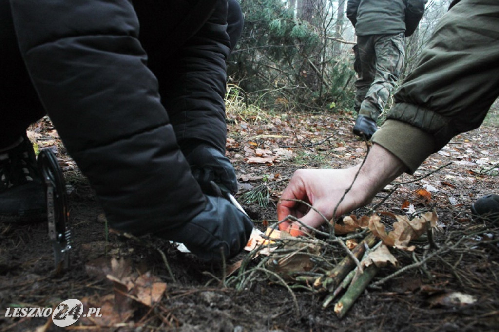 Żołnierze szkolili cywilów na strzelnicy w Wyciążkowie