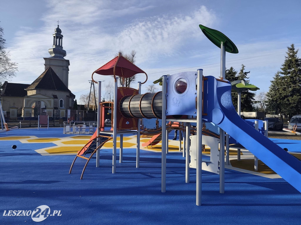 Nowy plac zabaw w Wilkowicach