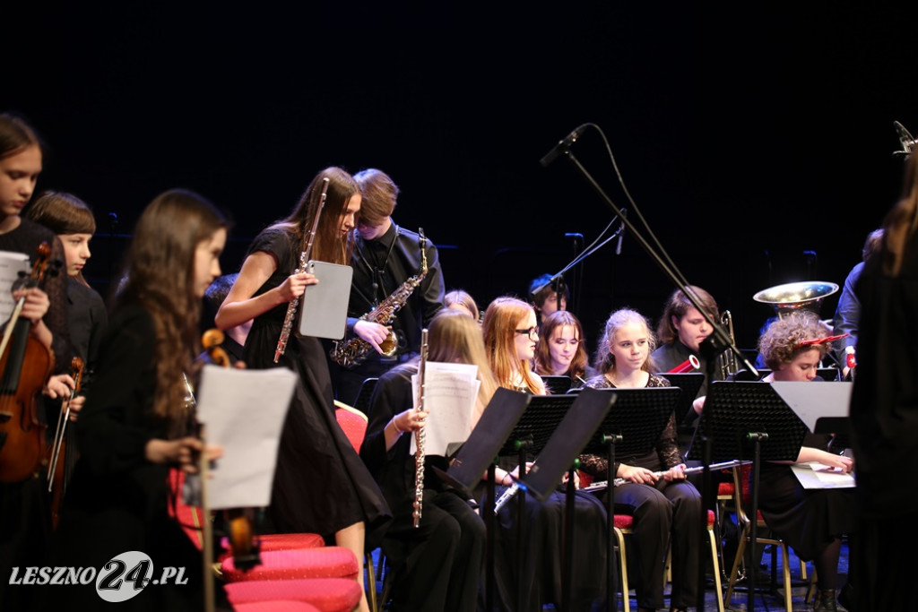 Koncert Świąteczmy PSM I i II stopnia w Lesznie