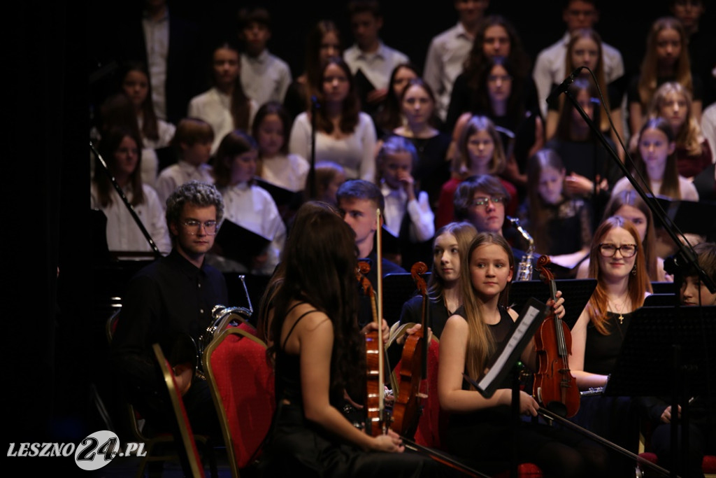Koncert Świąteczmy PSM I i II stopnia w Lesznie