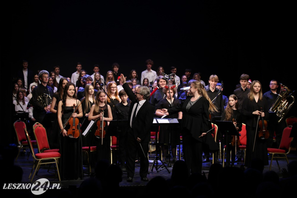 Koncert Świąteczmy PSM I i II stopnia w Lesznie