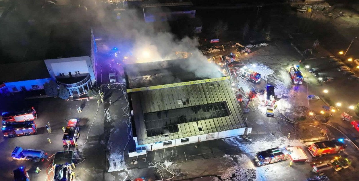 Duży pożar w Rawiczu. Olbrzymie straty