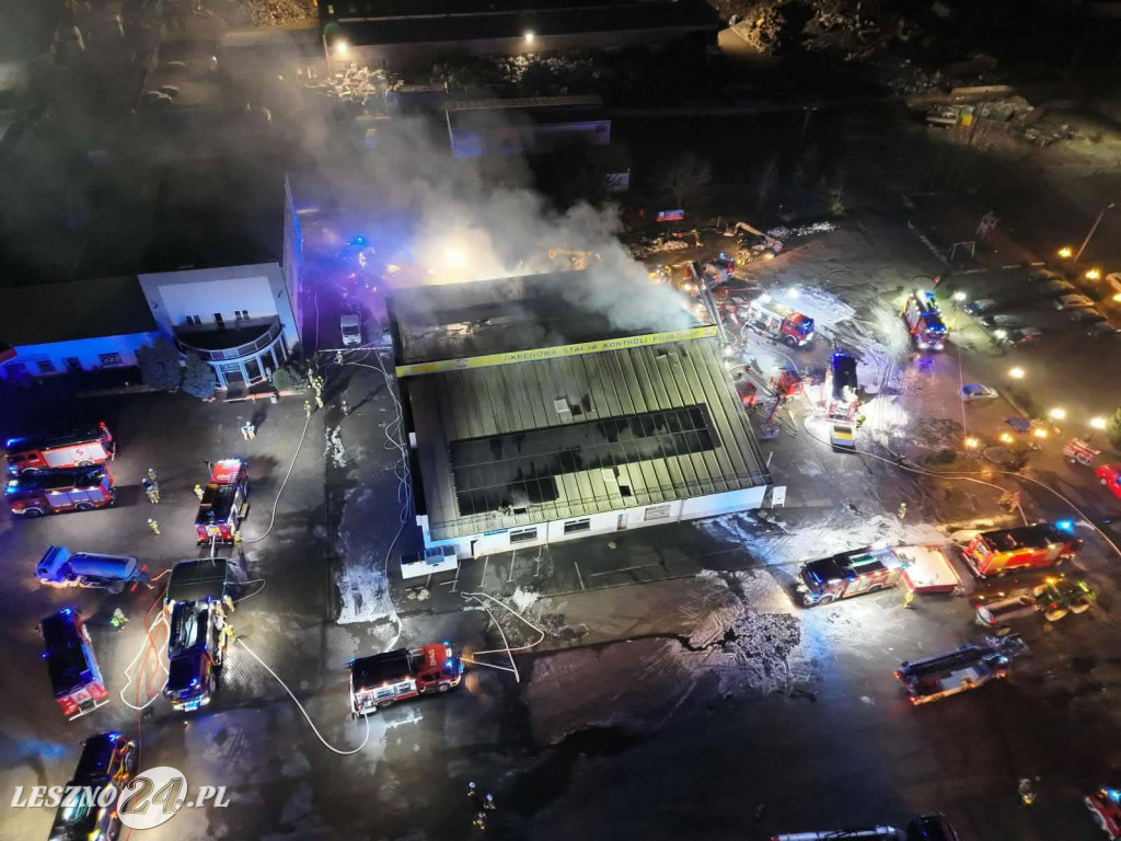 Duży pożar w Rawiczu. Olbrzymie straty