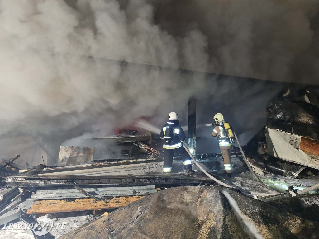 Duży pożar w Rawiczu. Olbrzymie straty