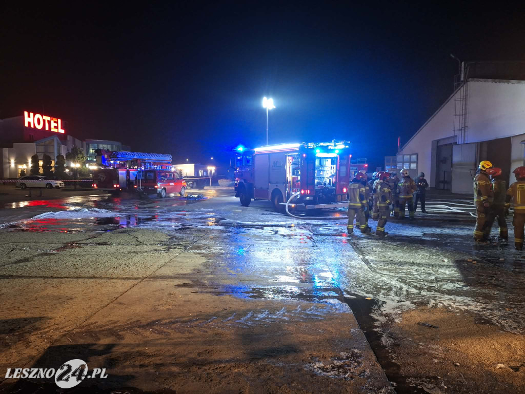 Duży pożar w Rawiczu. Olbrzymie straty