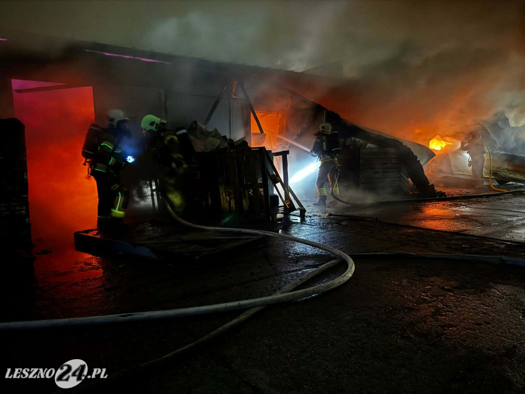 Duży pożar w Rawiczu. Olbrzymie straty