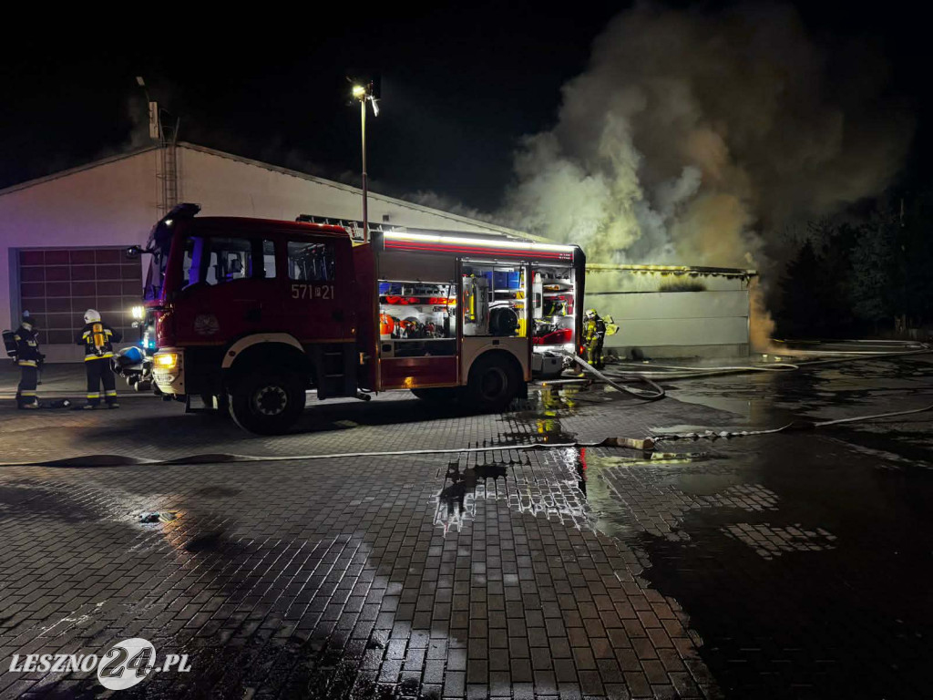 Duży pożar w Rawiczu. Olbrzymie straty