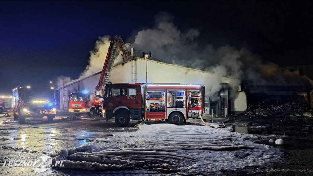 Duży pożar w Rawiczu. Olbrzymie straty