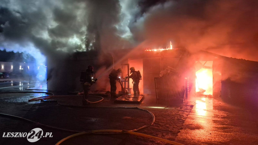 Duży pożar w Rawiczu. Olbrzymie straty