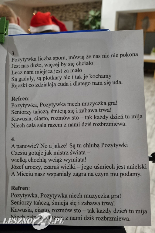 Spotkanie świąteczne Stowarzyszenia Pozytywka
