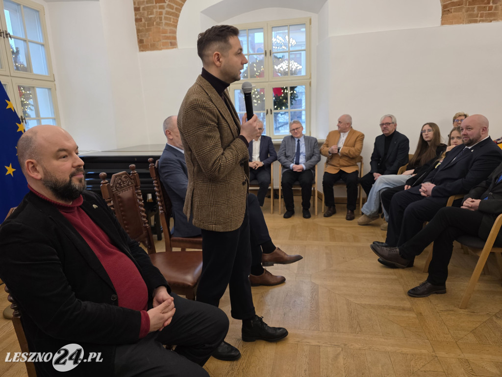 Europoseł PiS Patryk Jaki w Lesznie