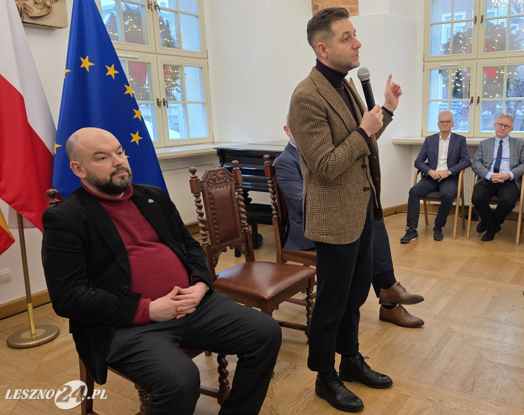 Europoseł PiS Patryk Jaki w Lesznie