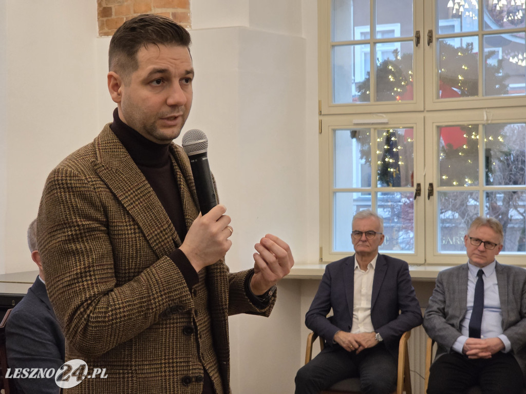 Europoseł PiS Patryk Jaki w Lesznie