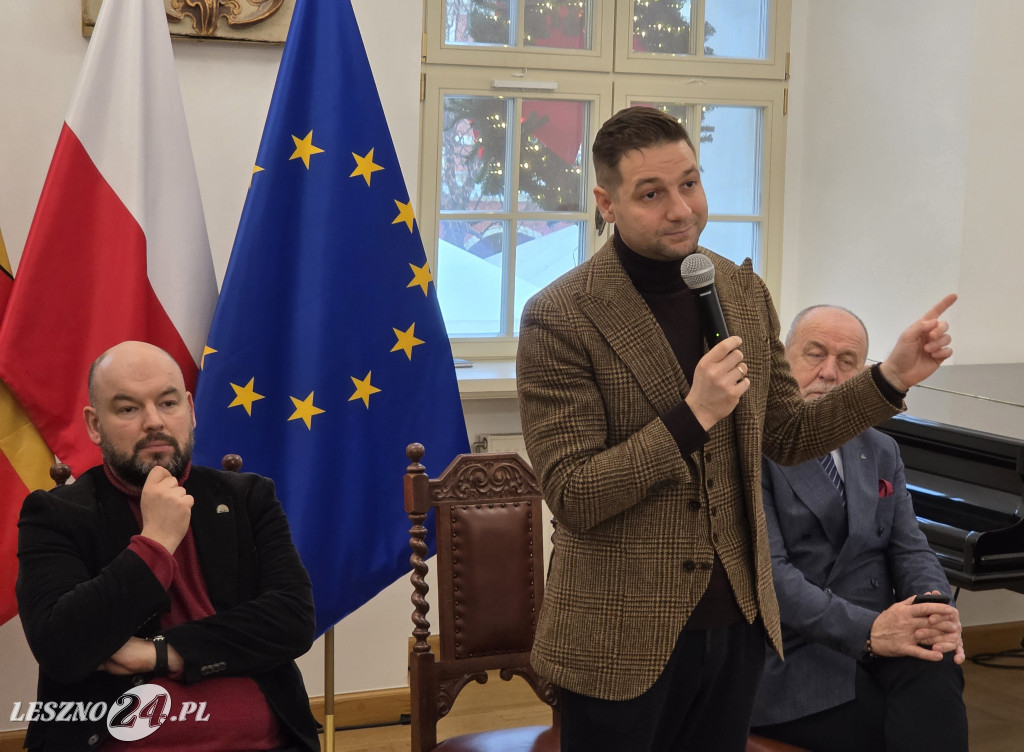 Europoseł PiS Patryk Jaki w Lesznie