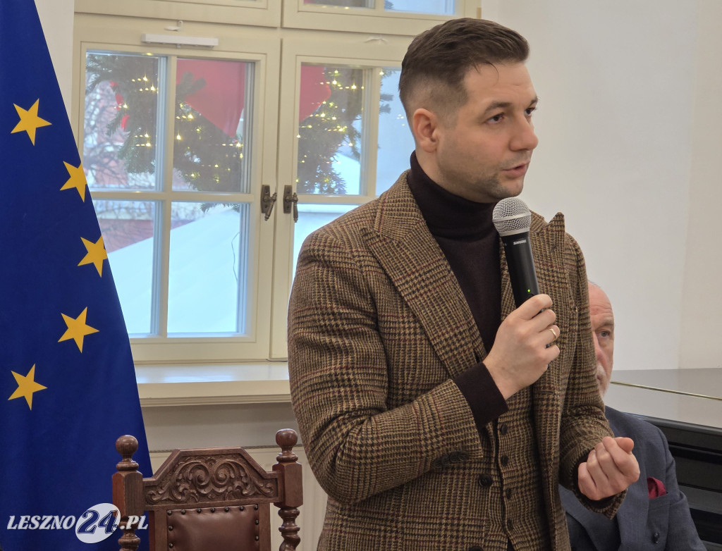 Europoseł PiS Patryk Jaki w Lesznie