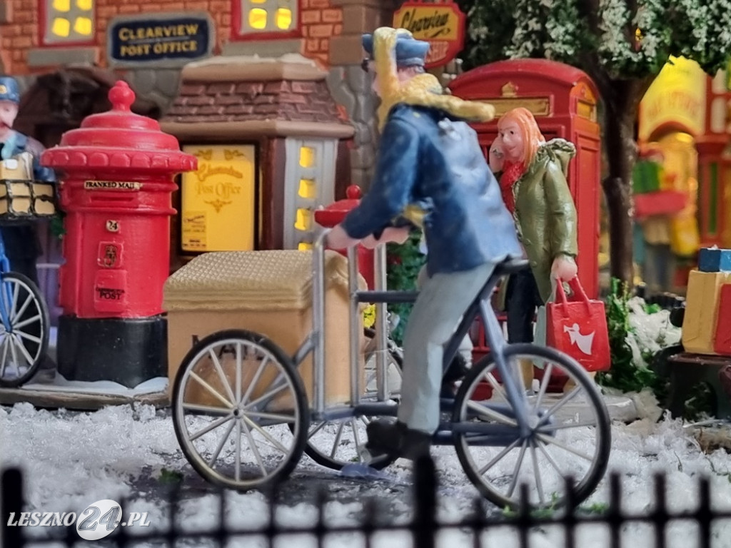 Bożonarodzeniowe miasteczko w domu pani Kasi