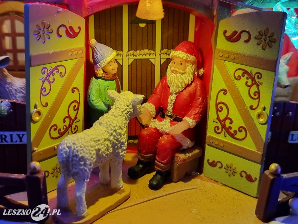 Bożonarodzeniowe miasteczko w domu pani Kasi