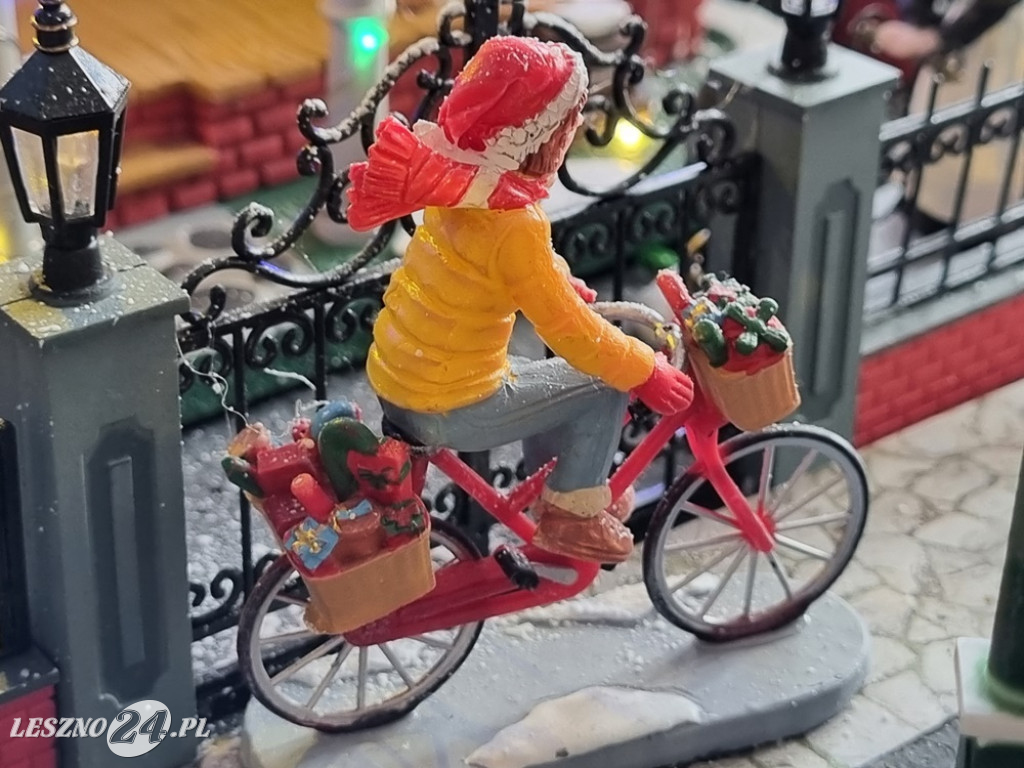 Bożonarodzeniowe miasteczko w domu pani Kasi