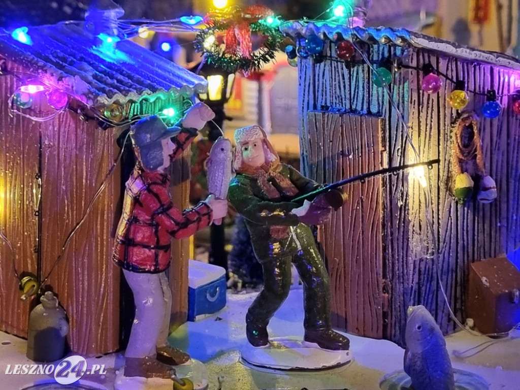 Bożonarodzeniowe miasteczko w domu pani Kasi