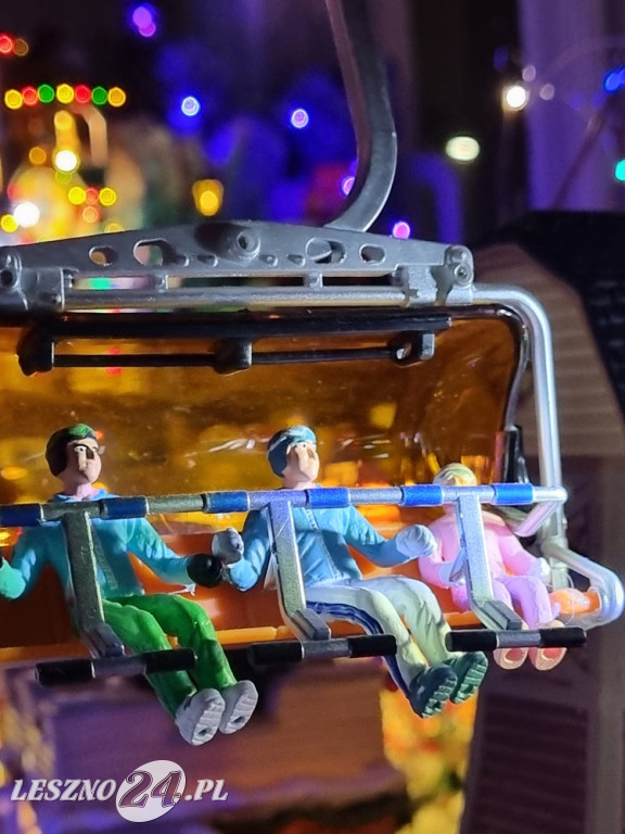 Bożonarodzeniowe miasteczko w domu pani Kasi