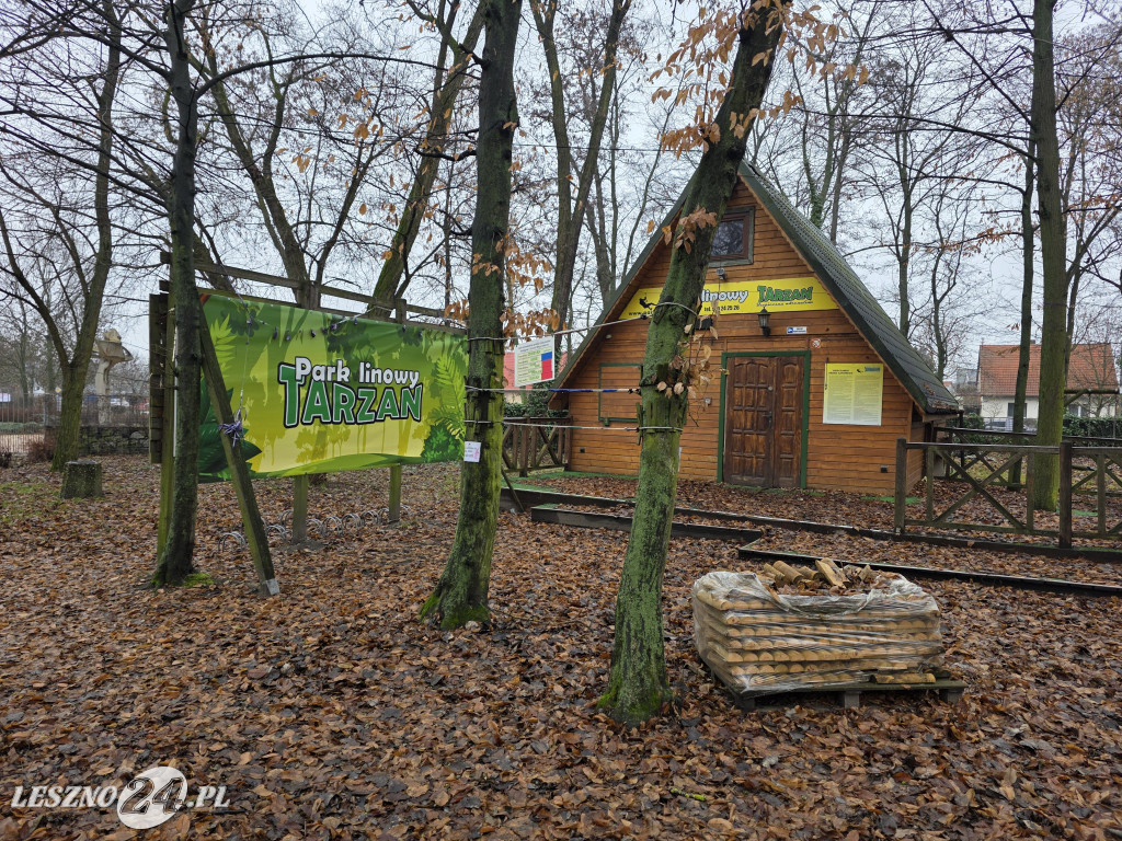 Park linowy Tarzan w MiniZoo w Lesznie
