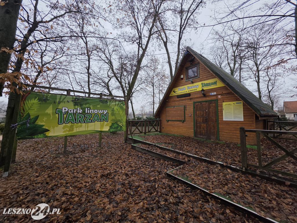Park linowy Tarzan w MiniZoo w Lesznie