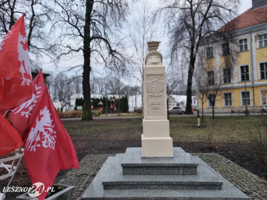 Pomnik w parku Kościuszki wyczyszczono