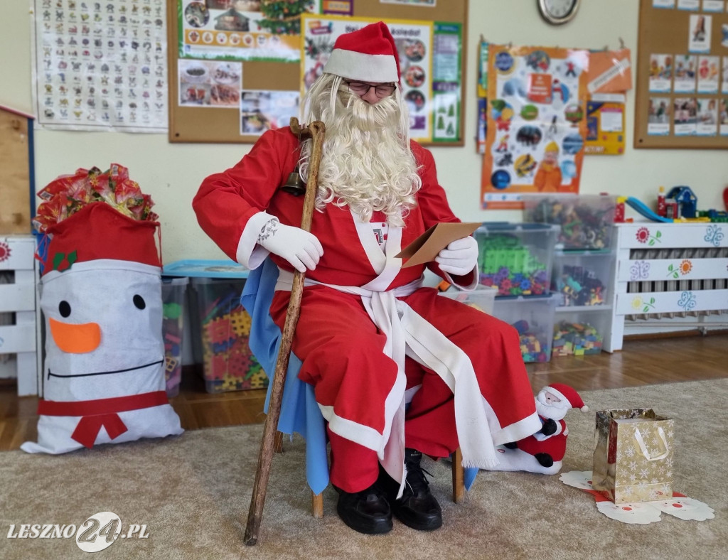 Wizyta Gwiazdora w Przedszkolu Miejskim nr 19 w Lesznie