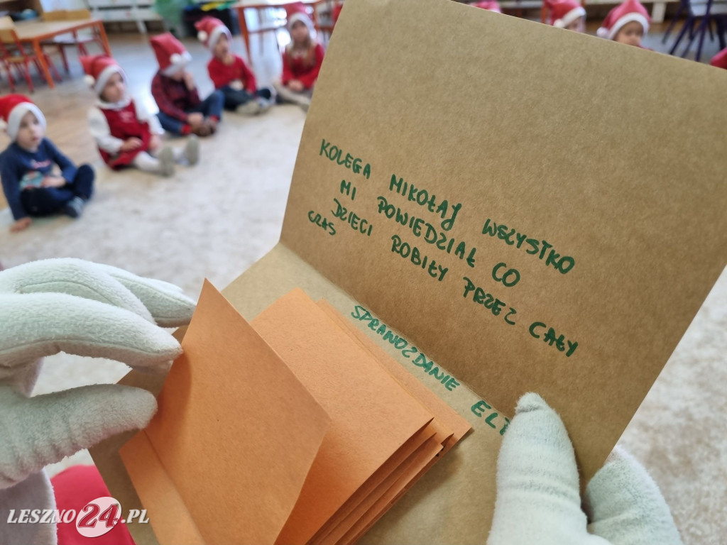 Wizyta Gwiazdora w Przedszkolu Miejskim nr 19 w Lesznie