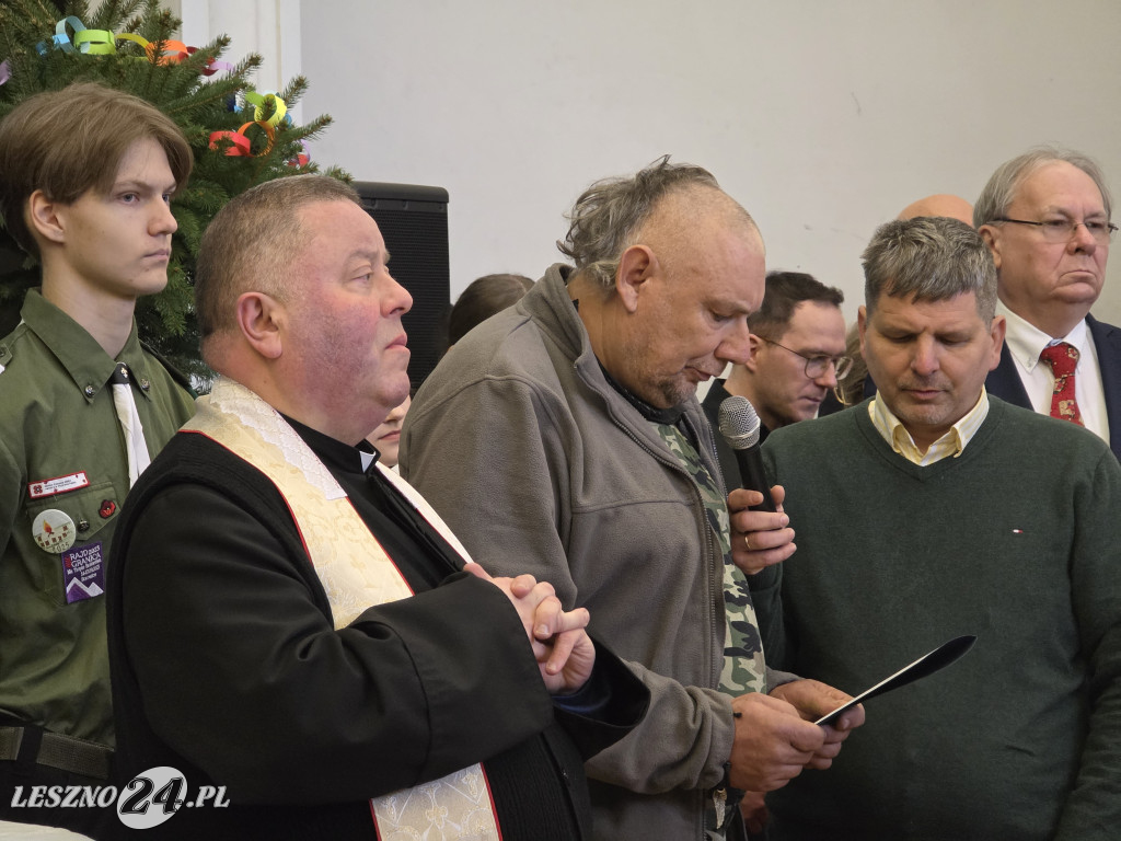 Wigilia dla samotnych i bezdomnych w Lesznie