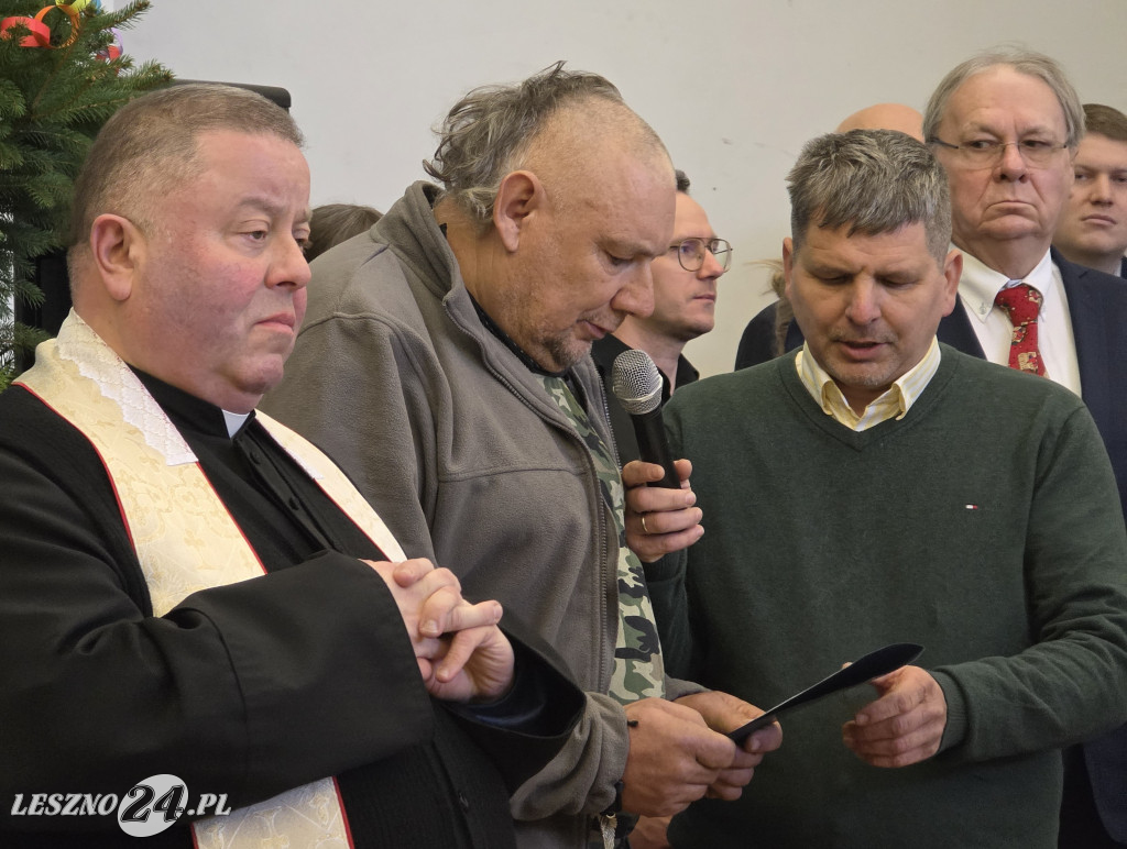 Wigilia dla samotnych i bezdomnych w Lesznie