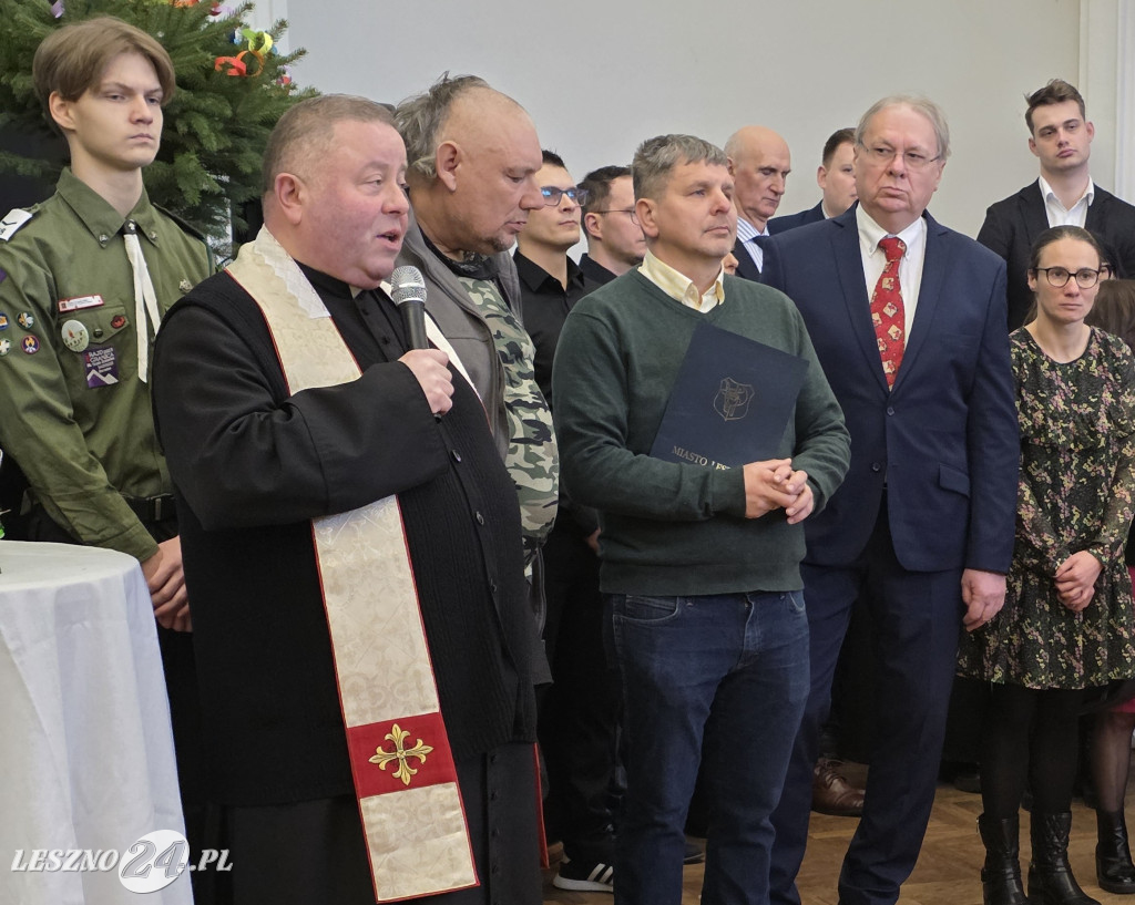 Wigilia dla samotnych i bezdomnych w Lesznie