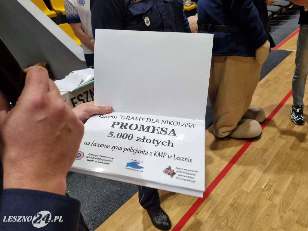 Turniej policjantów dla 4-letniego Nikolasa